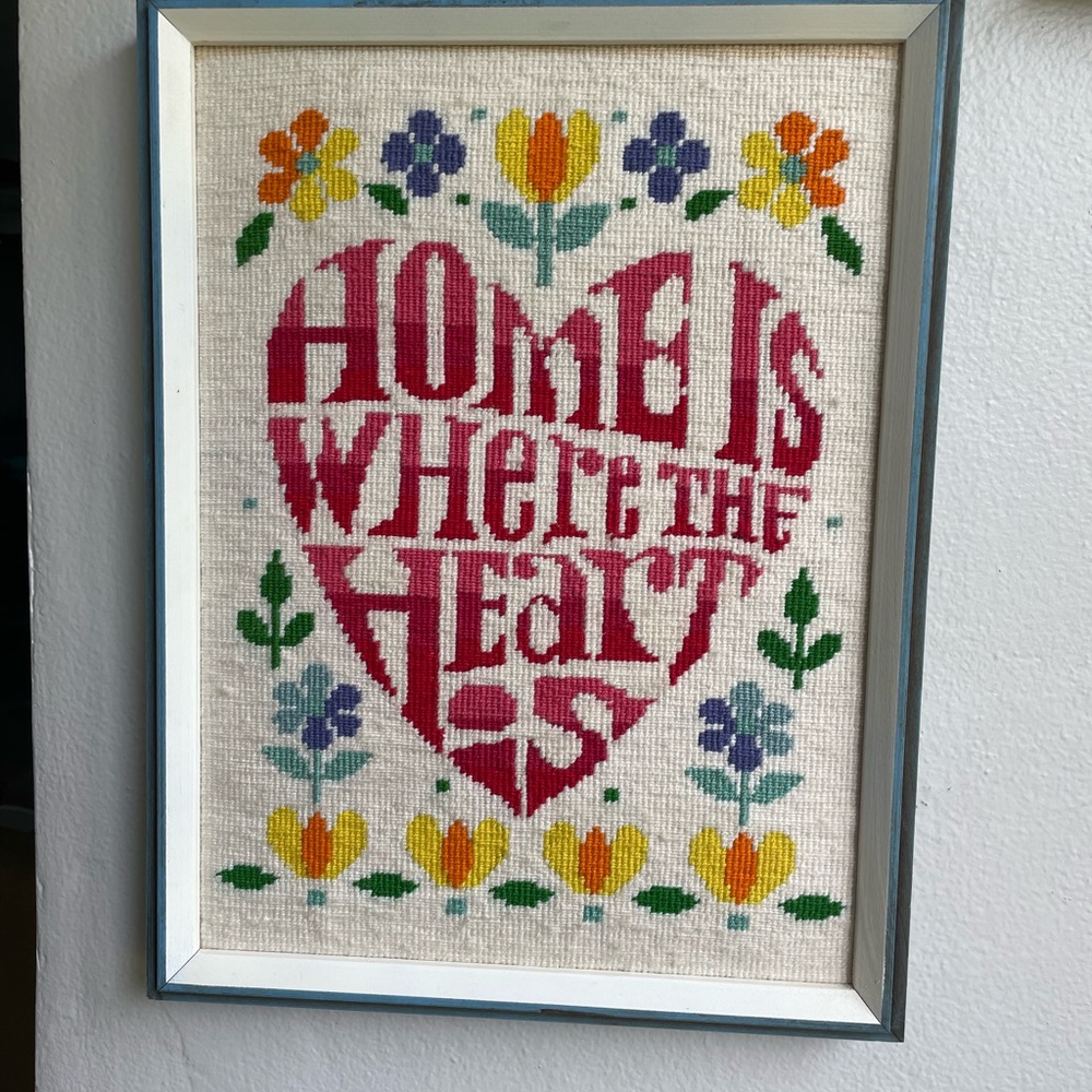 Vintage Crewel Embroidery